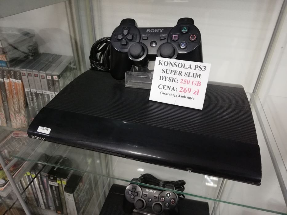 Konsola PS3 Super Slim 250GB Pad Sony Playstation 3