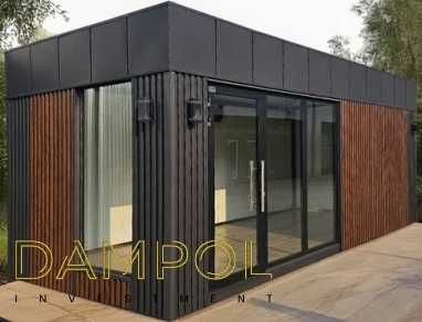 Pawilon kontener 9x3 900x300 biurowy handlowy usługowy ogrodowy leasin