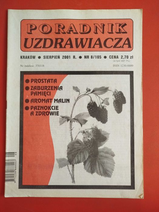 Poradnik uzdrawiacza, sierpień 2001, nr 8/105