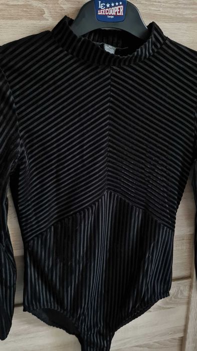 Czarne body prążkowane Primark XS