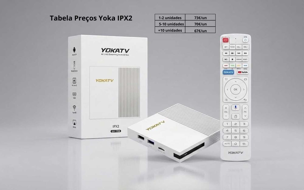 Yoka IPX1 | Yoka IPX2 | Yoka IPX3 | Box Novas c/garantia | Desconto Quantidade