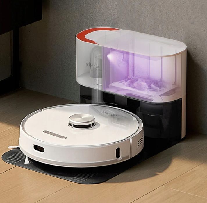 Robot sprzątający Ultenic T10 Pro ze stacją samoopróżniającą.