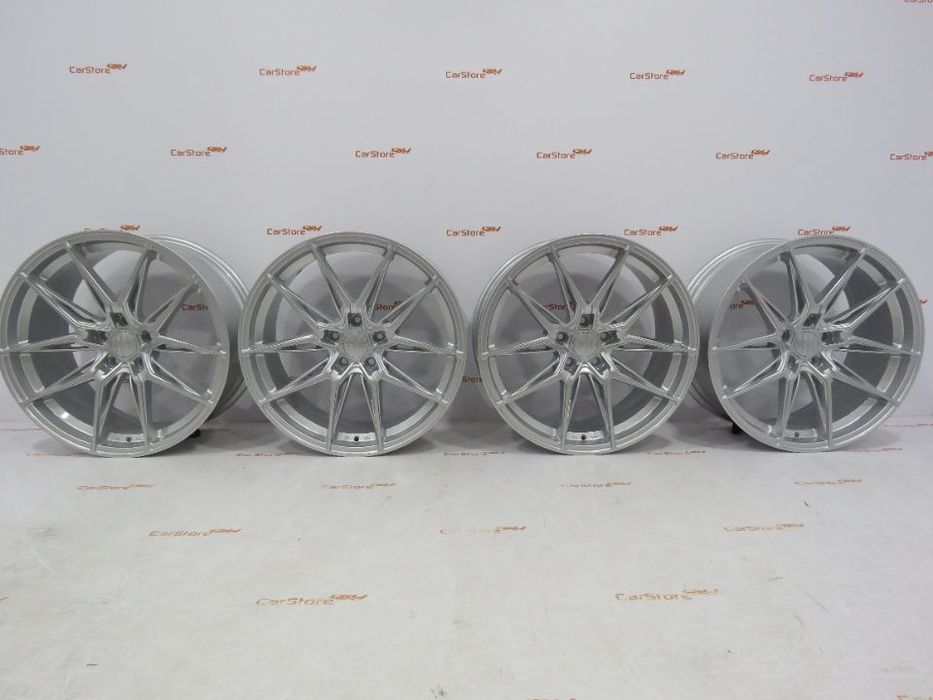 Jantes Haxer HX036 19 x 8.5 et 40 5x112 66.6 Silver Shining