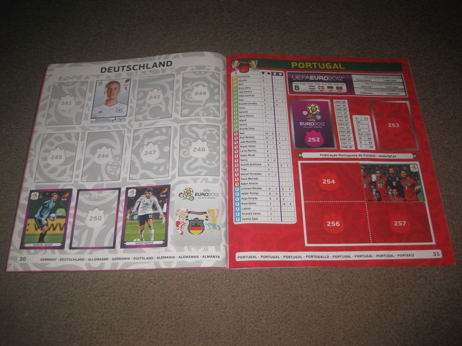Caderneta de Futebol Euro 2012