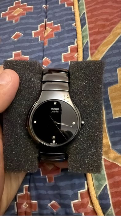 Relogio rado em ceramica masculino