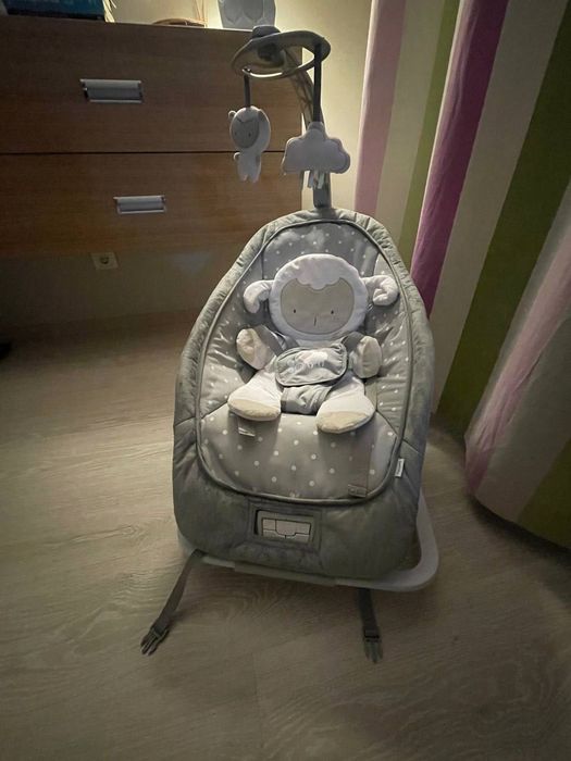 Крісло-шезлонг 2 в 1 Ingenuity Cuddle Lamb