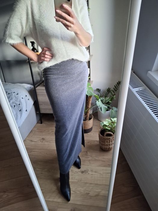 Rozmiar M, spódnica maxi Henriette Steffansen Kopenhagen, polarowa