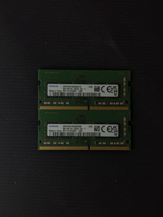 DDR4 SO-DIMM 16GB Samsung 3200 Mhz Оперативна пам'ять