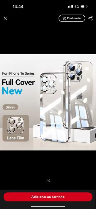 Capa transparente para iPhone 15 Pro Max