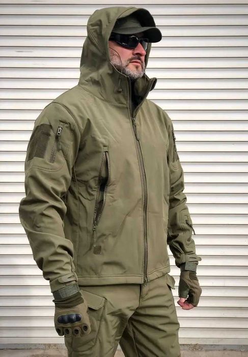 Чоловічий костюм Softshell для відпочинку туристичний тактичний