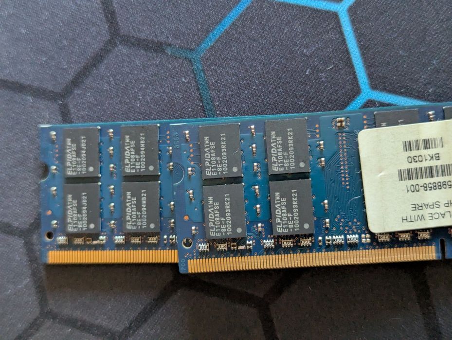Оперативна пам'ять ddr2 4gb 2*2 800 мг pc2-6400s