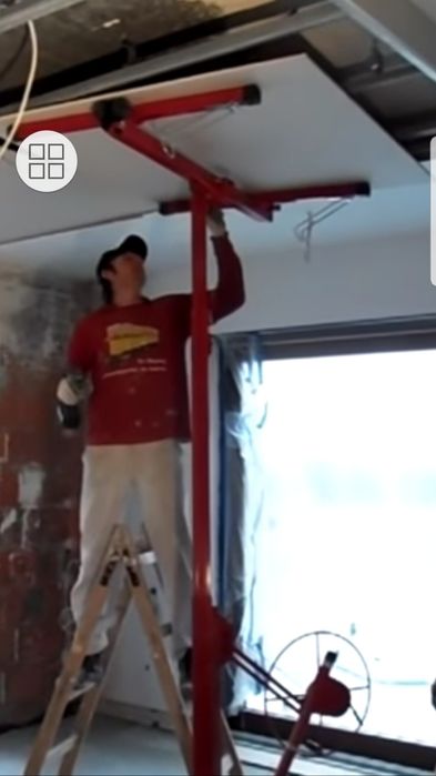 Podnośnik do płyt kartonowo gipsowych gk dźwig sucha zabudowa 24H , gk