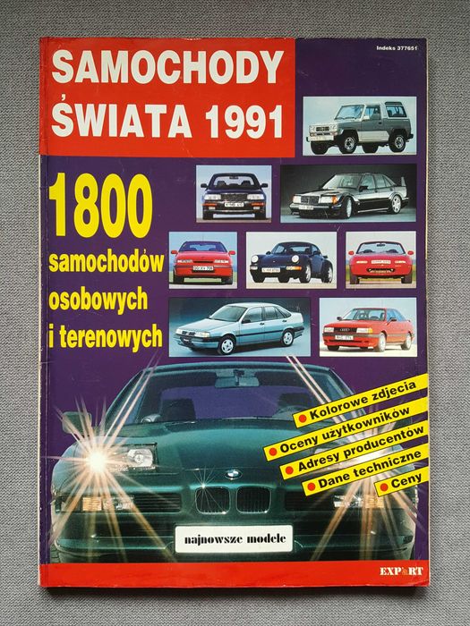 Samochody Świata 1991 - auto katalog Prego :: 1800 samochodów