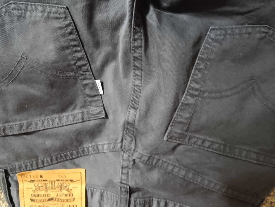 подростковые  джинсы летние LEVIS 495 W28L32 классика ИТАЛИЯ