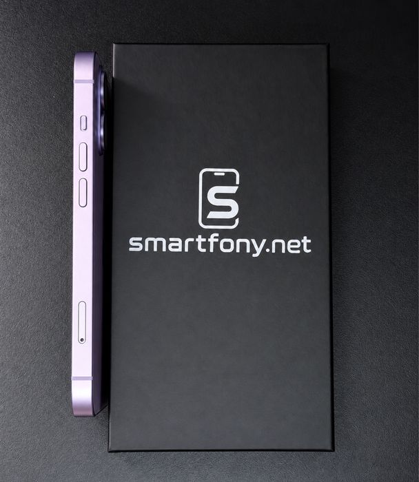 iPhone 14 128 GB Purple | Jak Nowe | 6M Gwarancji | 100% Bateria | SIM+eSIM