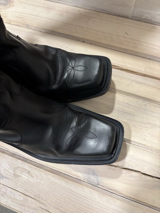 Alohas Carlem Boots czarne skórzane kozaki kowbojki skóra naturalna 41