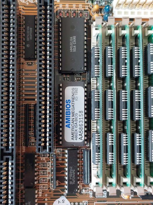 Intel i486 DX 50 + płyta główna SIS 85C460 + 8 MB RAM | Retro PC 486