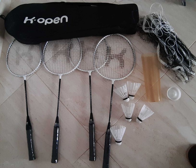 Raquetes de badmington, K-open
