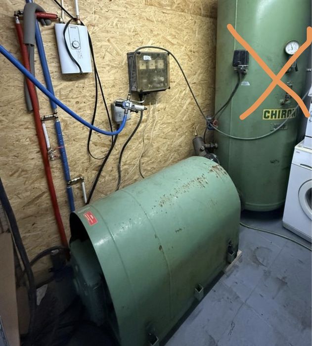 3Agregat kompresora Chiron 2400 l/min | 18.5kW | 15 Bar | napęd bezposredni