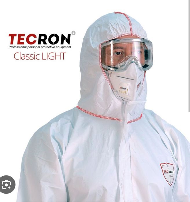 РАСПРОДАЖА СКЛАДА Костюмы химзащиты  защитные  от ядов и радиации Tecr