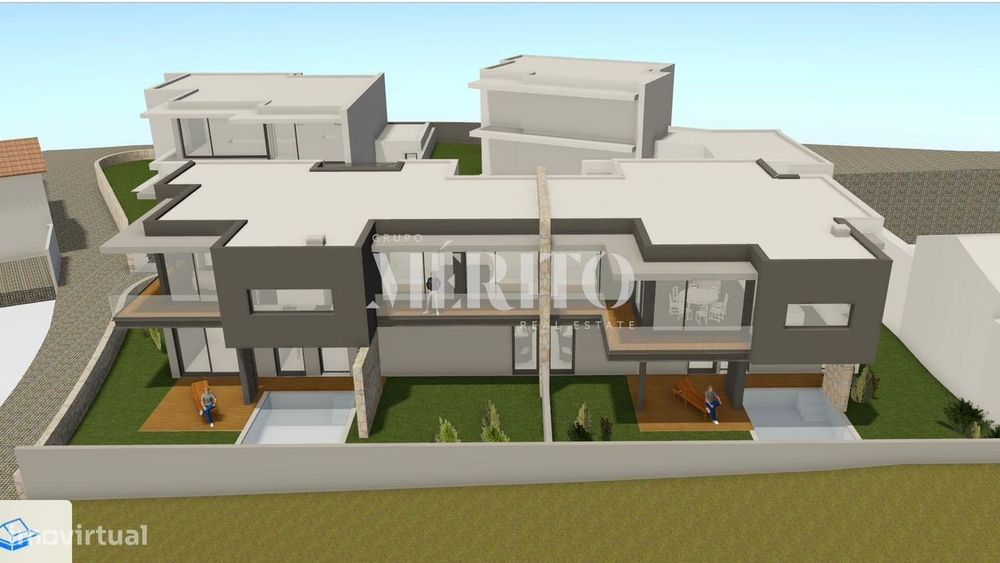 Moradia Geminada T3+1 em Construção | Piscina e Vista Rio | Gemeses, E