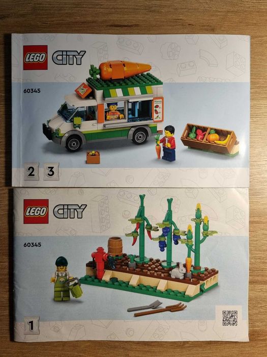 Zestaw LEGO City 60345 Furgonetka na targu