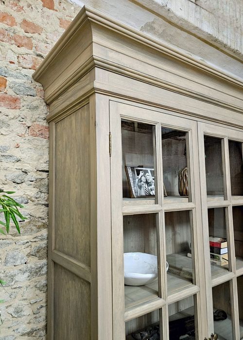 Witryna- WYSOKA 240cm - z litego drewna