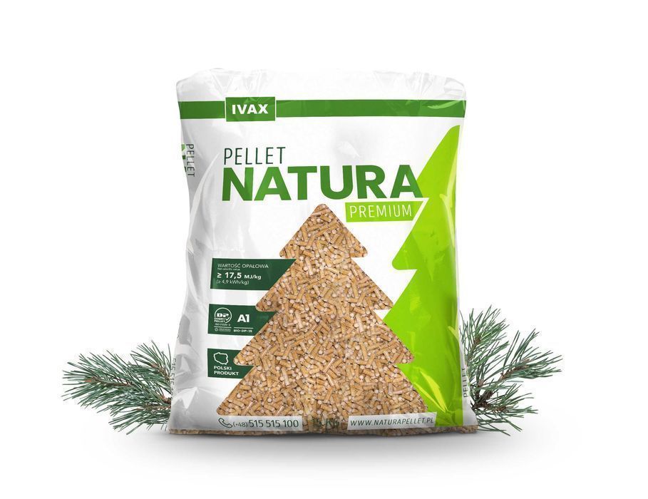 Pellet Natura pelet z trocin DARMOWA DOSTAWA certyfikat A1