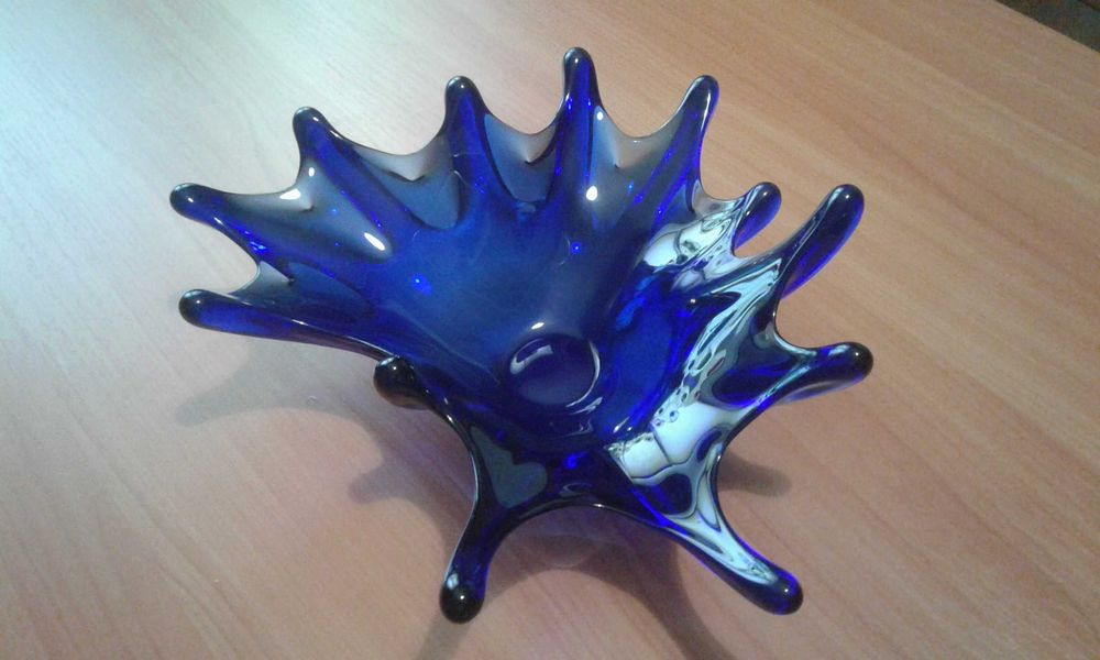 Ваза для цукерок скляна 32×11,5 см