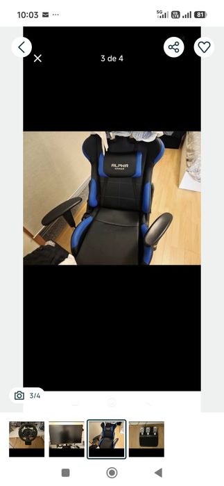 Cadeira alpha gamer
