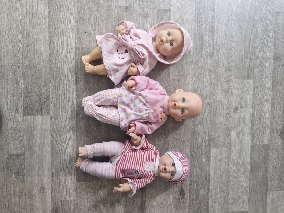 Lalki + wózek + akcesoria