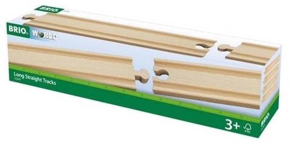 Brio Długie tory proste pudełko,250x60x45 mm