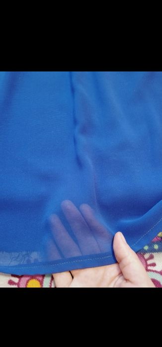 Vestido azul de festa