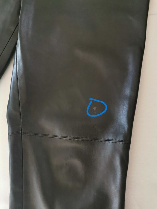 Spodnie damskie eko skóra Zara rozmiar L