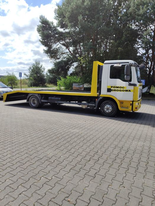 MAN TGL 12.240 TGM 15.280 DMC 12 Ładowność 7 Ton Pomoc Drogowa Laweta Autolaweta Najazd Pojazd Specjalny