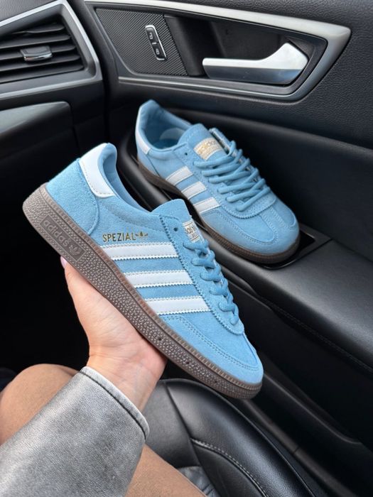 Жіночі кросівки Adidas Spezial Blue White адідас спешл блакитні