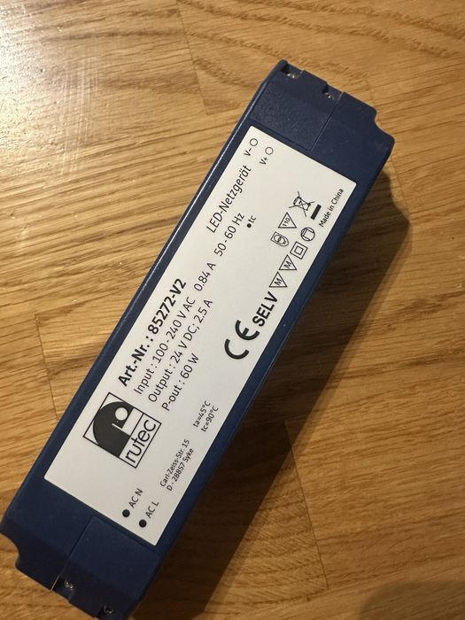 Zasilacz transformator 60w 24v