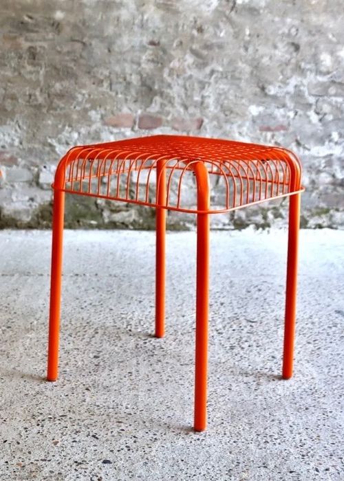 Stołek taboret VASTERON IKEA vintage memphis Bauhaus midcentury modern