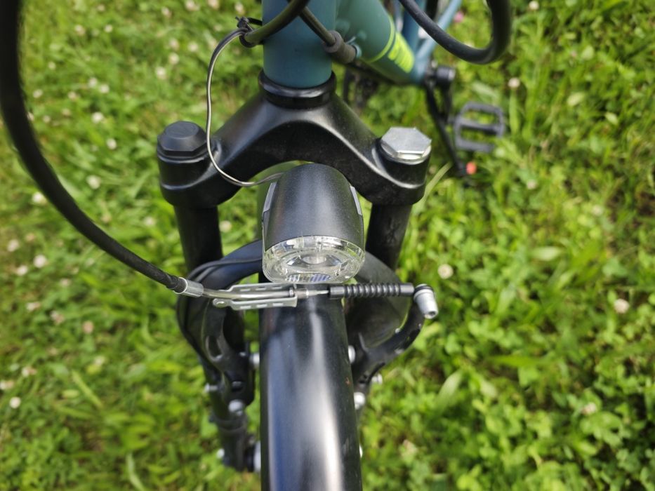 Rower trekkingowy B'Twin Rockrider z kołami 24-calowymi made in italy