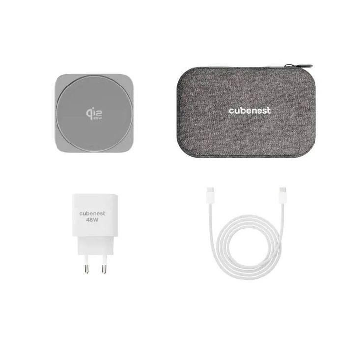 Cubenest SQ312 Ultra 3w1 Qi2.2 Składana ładowarka MagSafe 35W