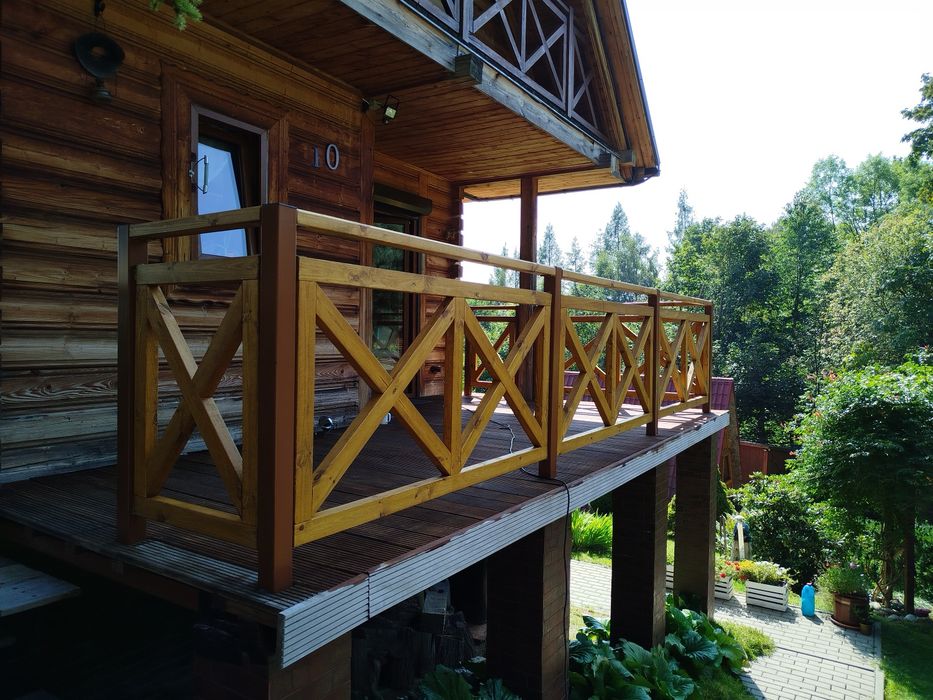 Balustrada drewniana ,balkon,taras