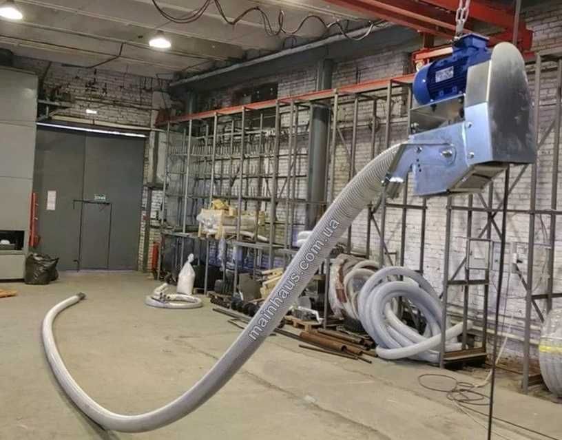 навантажувач зерна гнучкий конвеєр гибкий шнек для пеллети погрузчик