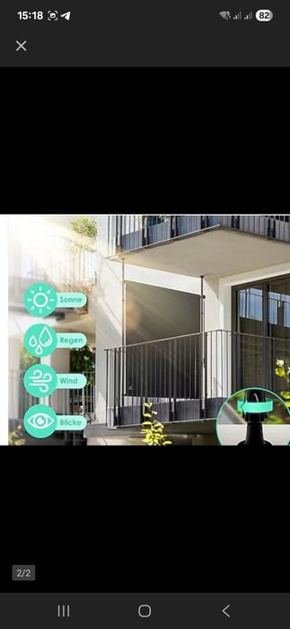 Markiza Pionowa tarasowa