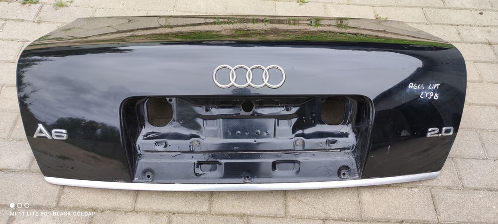Klapa Bagażnika Tył LY9B Audi A6 C5 Sedan Lift Blask Gołdap