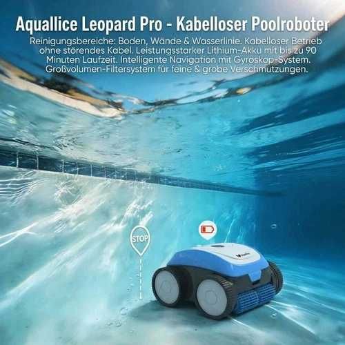 Robô limpador de piscinas Leopard Pro Aquallice