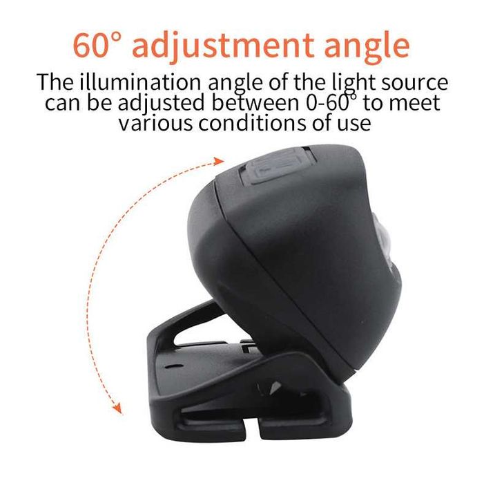 Sensor LED bateria recarregável USB impermeável ao ar livre campismo