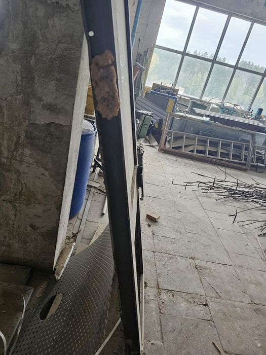 Двері алюмінієві двостворчаті 1455х2070