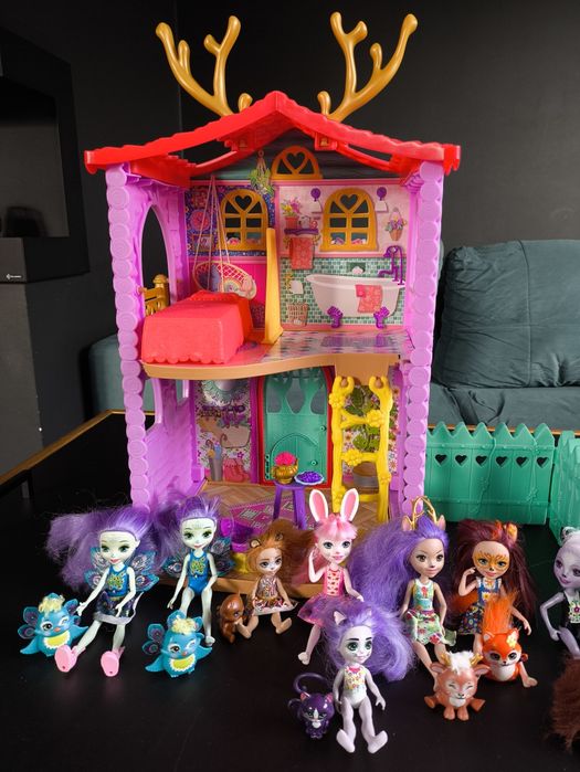 Duży zestaw Enchantimals