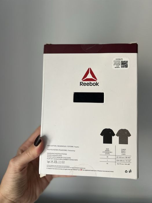 Футболка reebok чоловіча оригінал !