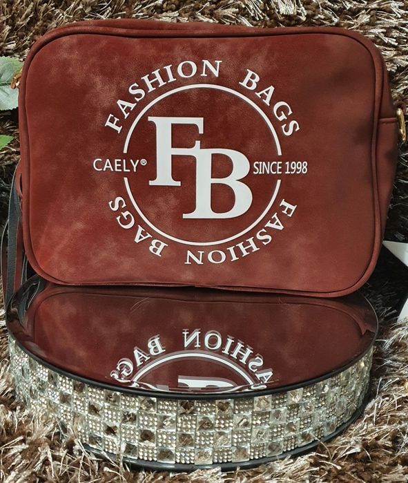 Torebka Damska Fashion Bags Bordowa